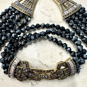 HEIDI DAUS stunning Swarvorski crystals necklace and bracelet.